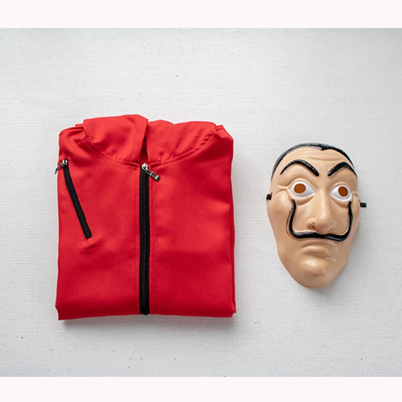 Вечерние Маски на Хэллоуин для косплея из фильма «Salvador Dali», «Money Heist The House Of paper», «La Casa De Papel», маскарадный костюм, маска для лица