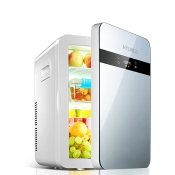 

20L Mini Refrigerator LCD Car Home Dual Use Cooling Heating Mini Portable Fridge Camping Small Refrigerator Cooler Heater Box
