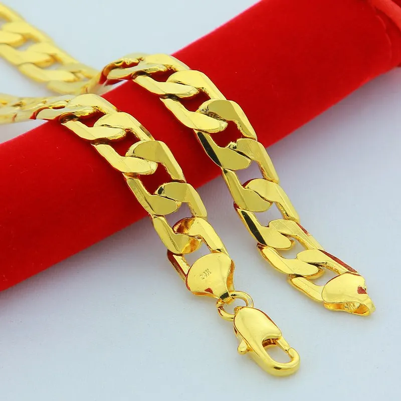 Figaro Hip Hop Gold Necklace Chains 