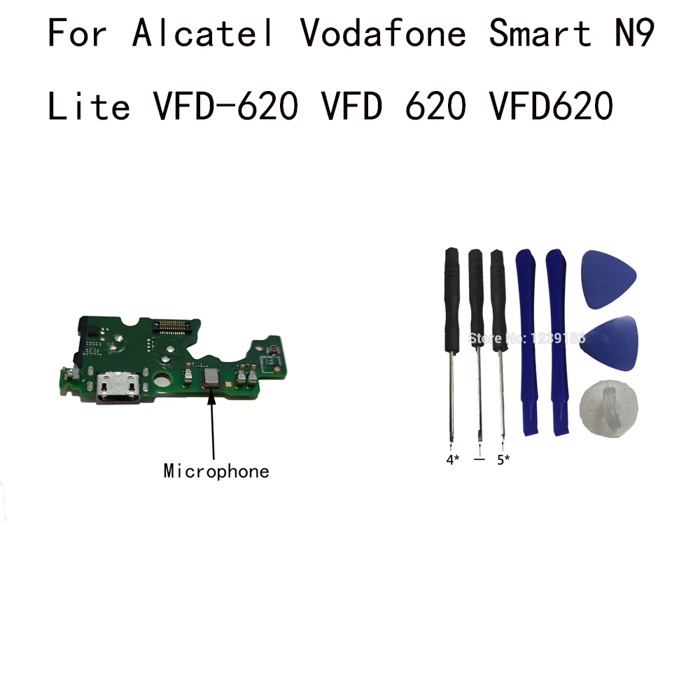Per Alcatel Vodafone Smart N9 Lite Vfd-620 Vfd 620 Vfd620 Dock Di Ricarica Usb Con Microfono Spina Usb Caricabatterie Parte Di Riparazione
