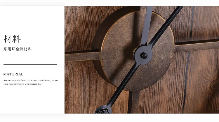 Большие металлические настенные часы современный дизайн Европейский ретро стиль римские цифры креативные железные часы большие настенные часы домашний декор 60x60 см