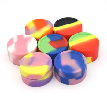 

1pcs Nonstick Silicone Wax Containers Reusable 7ml Silicone Container Jars Silicone Box For E-cig Wax Herb Dab Wax Container