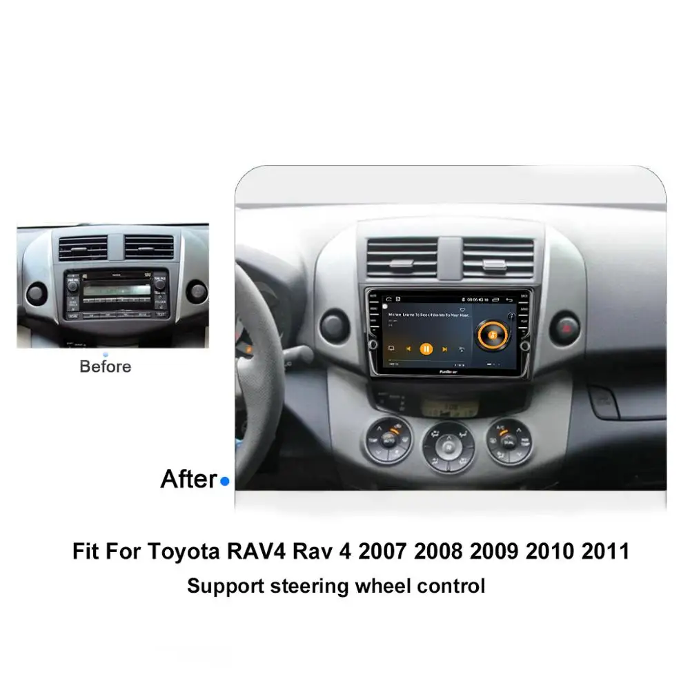 Cheap Funrover Octa 8 Core Car DVD GPS Navigation palyer Android 9.0 Car DVD Player radio for toyota rav4 2007 2008 2009 2011dsp 1 Cheap Funrover Octa 8 Core Car DVD GPS Navigation palyer Android 9.0 Car DVD Player radio for toyota rav4 2007 2008 2009 2011dsp 1