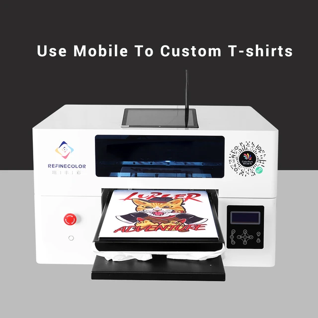 A3 DTG Printer T-shirt Printing Machine Impresora Direct to Garment Clothes  Textile Printer with Free RIP Software - AliExpress