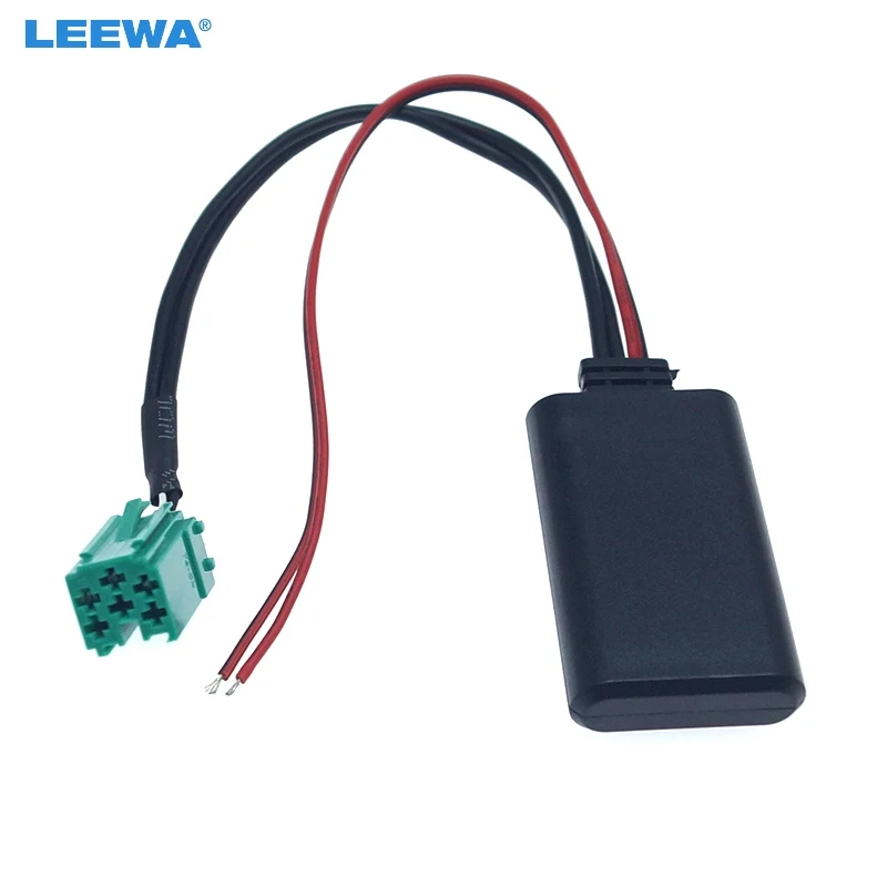 LEEWA 5 шт. автомобильный Bluetooth приемник модуля Aux Кабель-адаптер для Renault Megane Kangoo Laguna Clio 2005-2011 моделей радио# CA6118