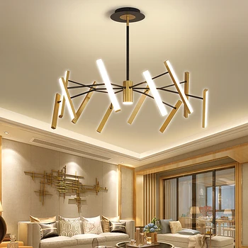 

LODOOO Modern led chandelier lighting for living room bedroom kitchen chandelier Rotatable lamp holder indoor lighting