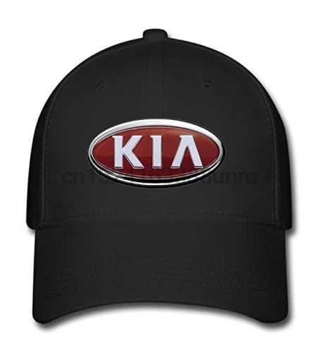 Kia New Logo Custom Nice Baseball Caps for Everyone Black Caps
