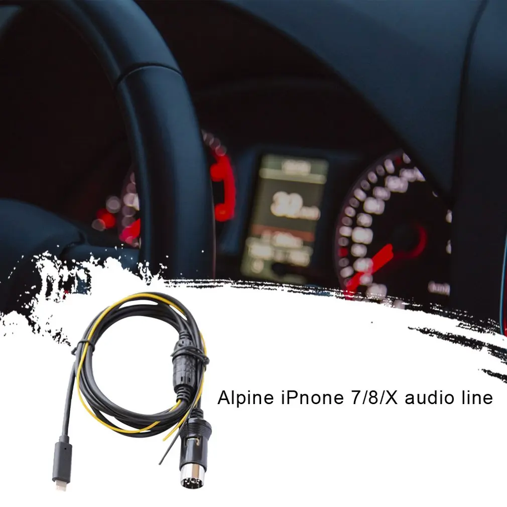 Аудио кабель для Alpine для iPnone7/8/X Аудио Кабель