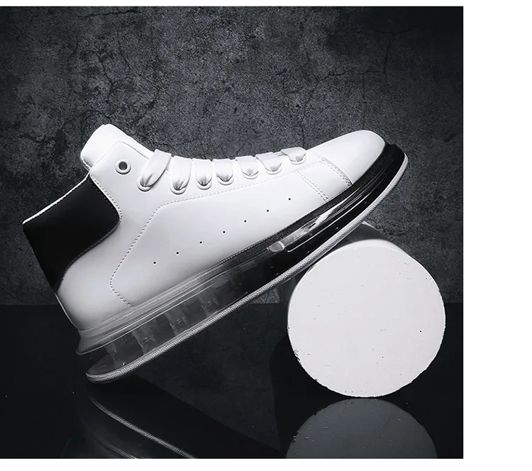 Luxury Brand Designer McQueen Shoes Men Casual Shoes Platform Sneakers AIR Buffer Men Cushion White Chunky Designer