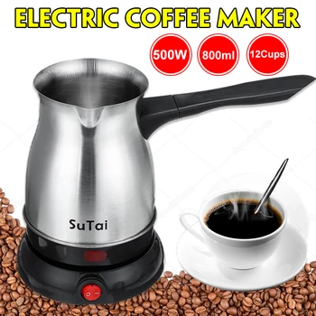 

800ml 800W Mini Electric Heaters Stove Hot Cooker Plate Milk Water Coffee Tea Heating Furnace Multifunction Kitchen Appliance