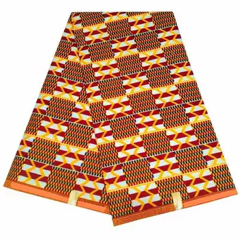 

100% polyester african wax prints fabric kente fabric hot selling nigeria ankara african wax fabric wax print 6yards