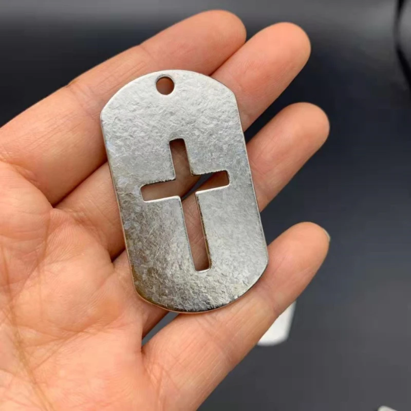 Super Light Blank Dog Tags In 100% Pure Titanium 50*28 Mm Never Rust Promise 3