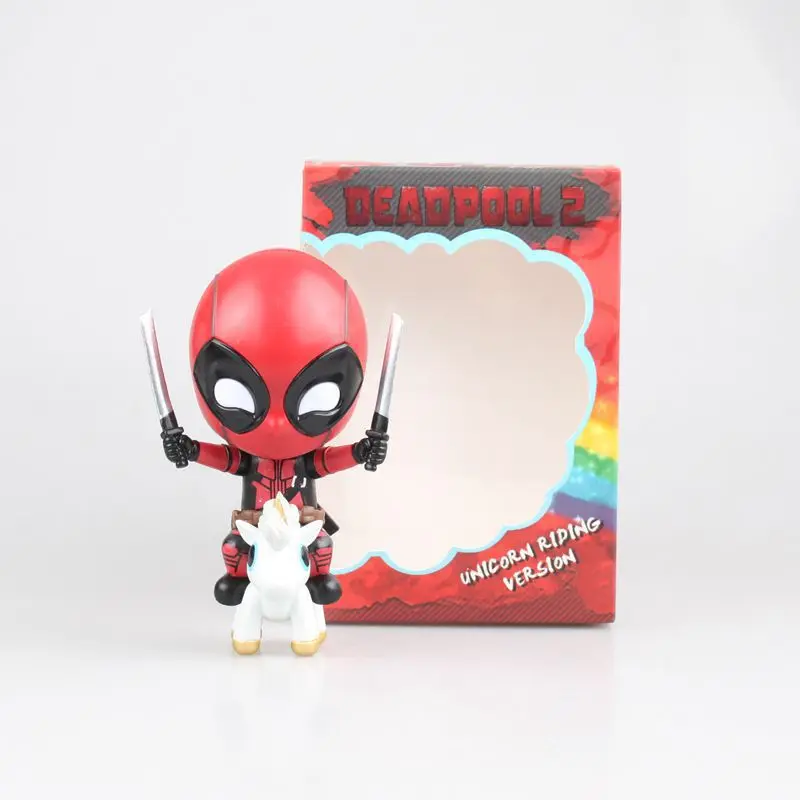 

Deadpool Cute Rotating Riding Double Knife Deadpool G-Small Base Boxed Garage Kit