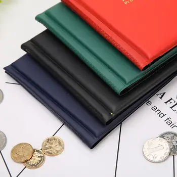 

PVC Coin Holder Penny Commemorative Book 96 Sheets Portable Money Storage Album Thick and Flat Clear and Beautiful Texture
