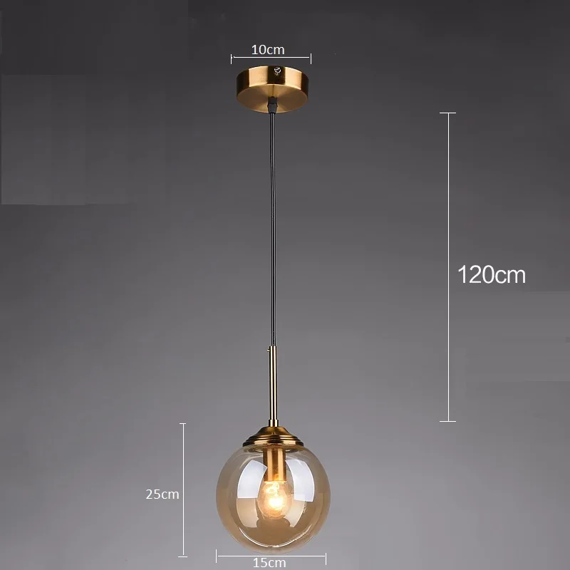 LukLoy Modern Small Hanging Lamp Glass Pendant Light Designer Nordic Creative Restaurant Study Bedr - 4000044800599