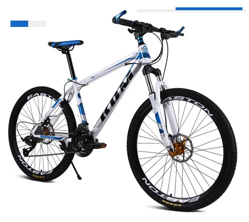 blue white X-Front бренд 24/27 скорость 26 дюймов дисковый тормоз открытый спортивный велосипед горный велосипед углеродистая сталь bicicleta - Цвет: blue white