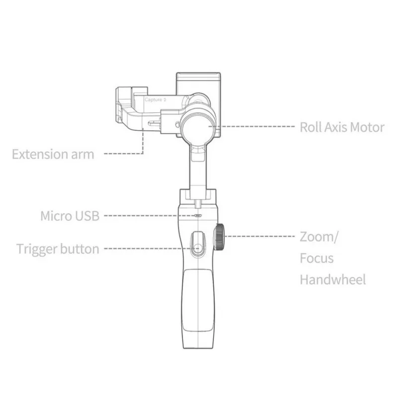 Super Mobiele Plus 3 оси Telefoon Gopro Gimbal для Gopro Hero 6 5 SJCAM стабилизатор для iPhone andriod