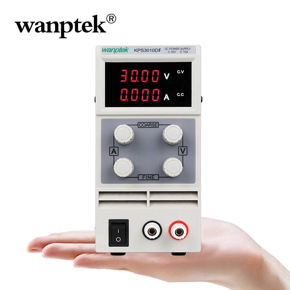 

Wanptek 4 Digits Display DC Switching Power Supply 60V 30V 15V 3A 10A 5A Regulated Laboratory Power Supply Adjustable With Cable