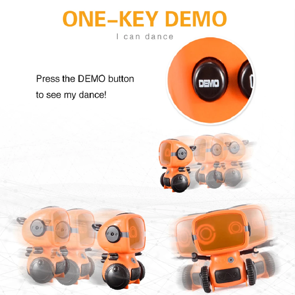 Máquina de Toque Inteligente Robô Talkbot Educação Precoce Andando Dança Disse Escorregadio Talkie Controle Remoto Brinquedo Presente rc 6 controle remoto robô brinquedo presente