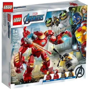 

LEGO Blocks Superhero Iron Man Anti-Hulk Armored War AIM Agent 76164 456pcs/pzs-8years old Children Toys Festival Gift
