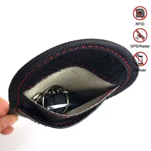 Автомобильный ключ короткий кошелек Rfid Блокировка не сканирование PU кожаная сумка для автомобиля ключ углеродного волокна шаблон мужской Femme ключ сумка Противоугонная