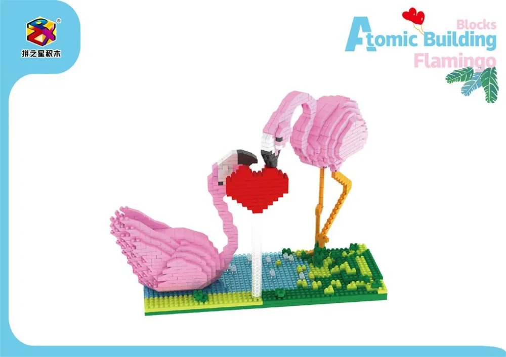 PZX MINI Blocks flamingo 6621-1