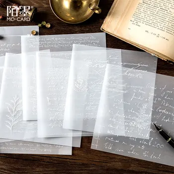 

MyPretties Scrapbook Background papers 8 Sheets Basic Pattern Word Background Handcraft Papers for Junk Journal