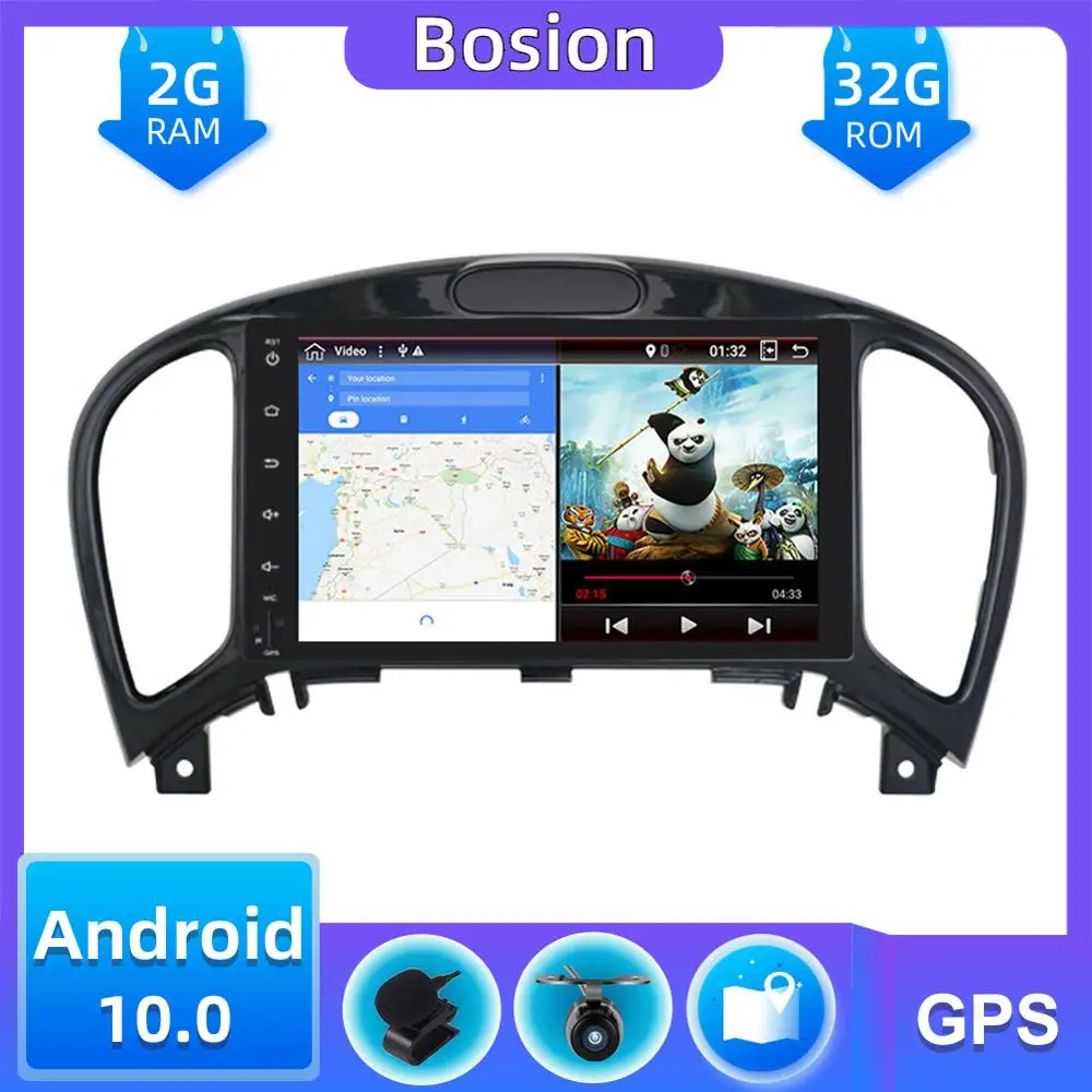 7 &quot2 Din Android 10 0 Автомобильный мультимедийный плеер для Nissan Juke 2012 2016 автомобильный