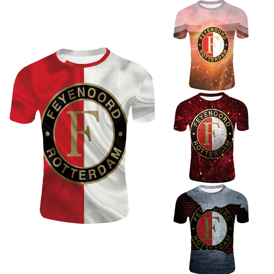 2019 Футбольная Футболка feyenoord футболка Feyenoord Роттердамская мужская домашняя 3d с