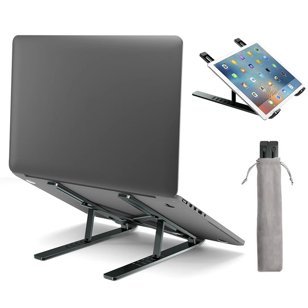 Складной держатель для ноутбука MacBook Air Pro подставка из алюминиевого сплава
