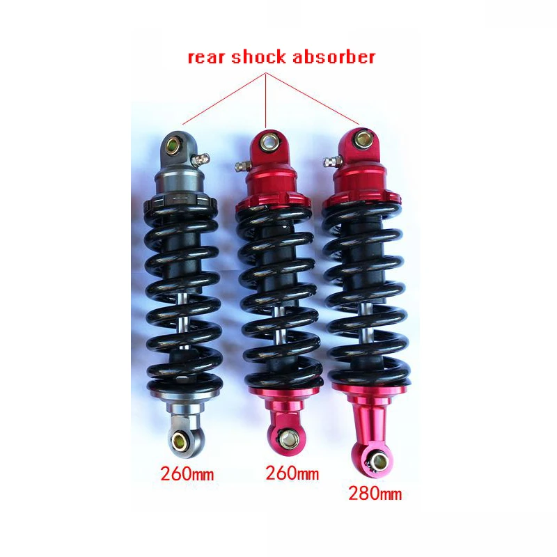 Adjustment Rear Suspension Rebound Damping 260mm 280mm Shock Absorbers Modified Round Interface Rear shock (5)