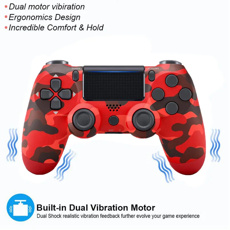 WUIYBN Bluetooth PS4 Геймпад Джойстик для SONY Dualshock 4 контроллер беспроводной консоли playstation 4