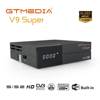 

New GTmedia V9 Super Satellite Receiver DVB-S2(FULL HD 1080P) built in Wi-Fi module,Ethernet,3G USB dongle,Support Europe Cline