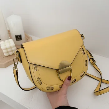 

Mini Bag Female 2020 New Style Messenger Bag All-match Fashion Phone Bag Shoulder Bag Broadband Saddle Bag