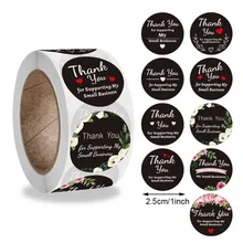 

100Pcs Thank You Stickers Thank you for Supporting My Small Business Label Stickers For Packaging Box Stationary Decoration