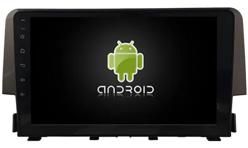 Автомобильный Android 9,0 плеер для HONDA CIVIC 17 магнитофон 4G Lte sim-карта радио с Bluetooth и GPS головное устройство 2.5D ips экран