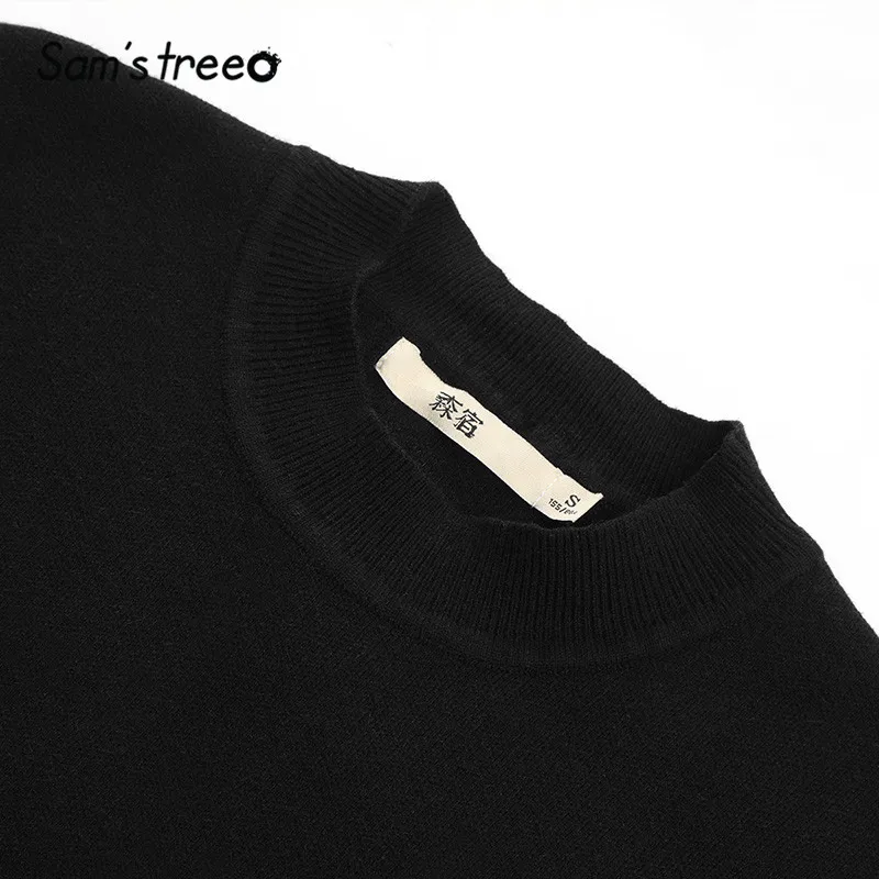 Empfohlen tlmZr SAM'S TREE Black Solid Contrast Lace Knitted Women Dress 2019 Autumn Long Sleeve Two Piece Sets Casual Office Ladies Dresses Empfohlen tlmZr SAM'S TREE Black Solid Contrast Lace Knitted Women Dress 2019 Autumn Long Sleeve Two Piece Sets Casual Office Ladies Dresses