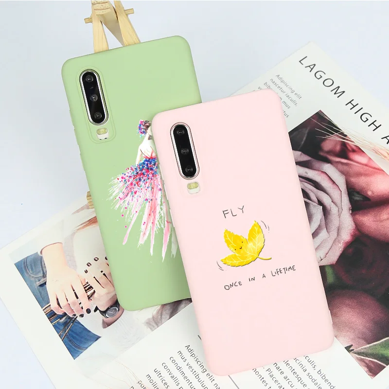 Милый чехол с мультяшными животными для huawei P Smart/Enjoy 7S Smart 2019 однотонный P10 P9 P20 P30 Lite