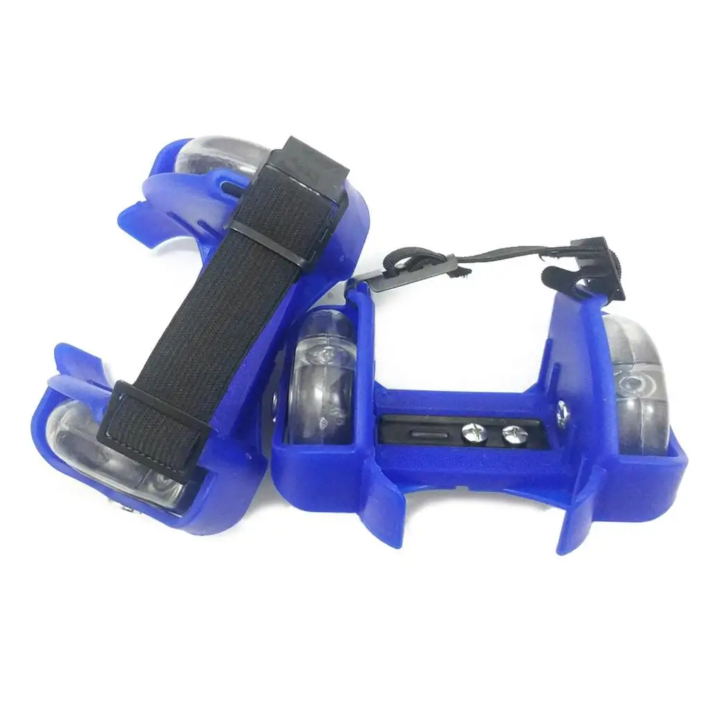 Light Up Flash Heel Wheel Roller Skates LED Kids Child Rollerskate Training Shoe Strap on Child Street Skating Roller Adjustable