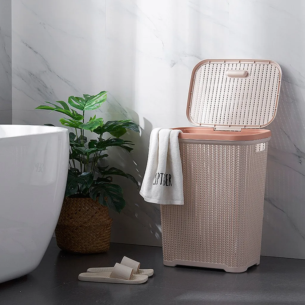 Laundry Basket Storage bin Large Basket For Toy Washing Basket Dirty Clothes Sundries Storage Baskets Box Hamper Rattan Basket