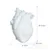 Heart Shape Flower Vase Dried Flowers Containrs Flower Pot Art Vases Resin Body Sculpture Desktop Plant Pot Home Decor Ornament 8