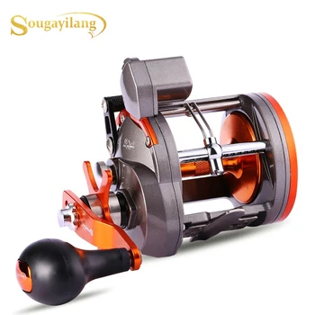 شراءSougayilang 6 + 1BB 30B 40B قوي التصيد مكافحة الصيد بكرة الصب البحر الغزل عجلات الطعم بكرة بكرة الصيد معالجة