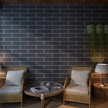 

waterproof self-adhesive restaurantliving room background wall stickers balcony decorationhome decor Vintage brick wall paper