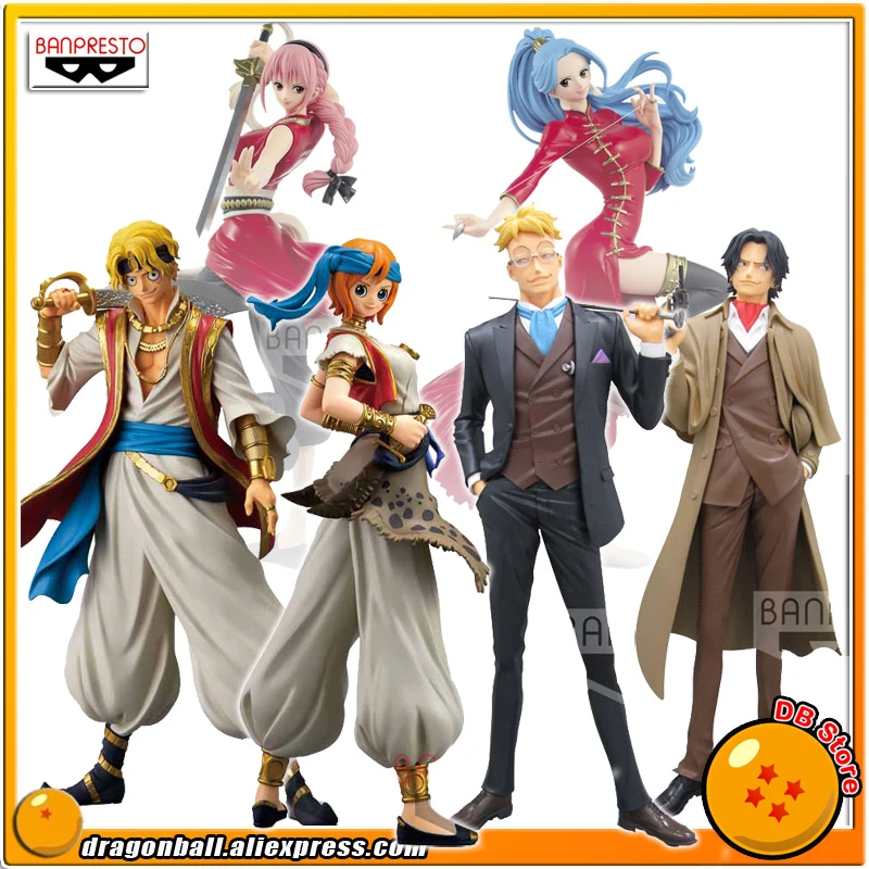 Sale0a One Piece Original Banpresto Treasure Cruise World Journey Collection Figure Vivi Rebecca Ace Marco Sabo Nami Koala Action Figures Aliexpress