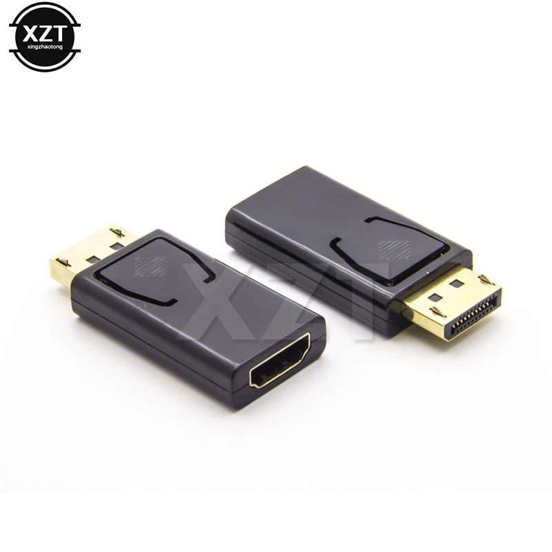 DisplayPort DP to HDMI-compatible Adapter Mini Converter Male to Female Adapter Video Audio For PC Laptop Projector HDTV Cable