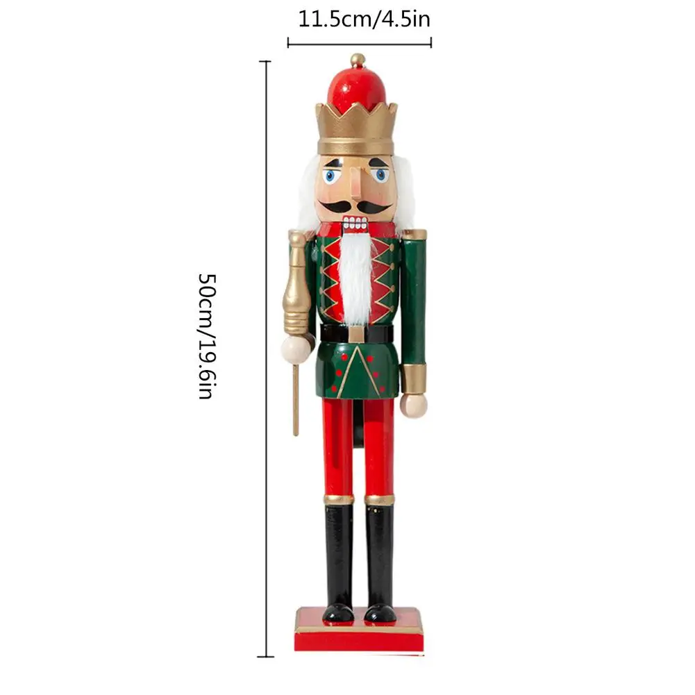 50 см/38 см Деревянные Подвески для рождественских украшений, украшения для рождественской елки, вечерние украшения на год, Детская кукла
