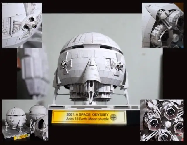 Aries 1-B Spacecraft In 2001: A Space Odyssey-DIY 3d Paper Model