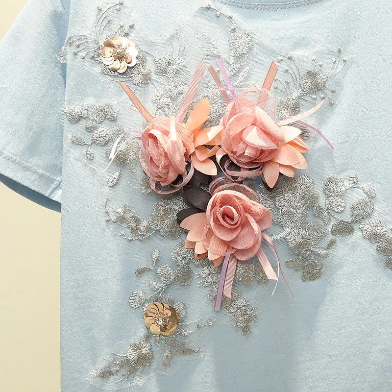 petit flower embroidery tops｜メリージェニー（merry jenny