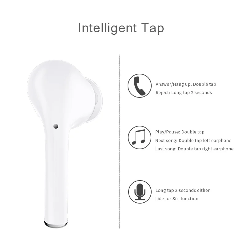 Inpods I9X Earphone ANC Mini TWS Wireless Headset Bluetooth 5 0 Earbuds IPX54 Waterproof Stereo Anti sweat Earphone PK I900 I500