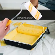 Краска для выбивания стен валик с ручкой для печати краски аксессуары для кистей для домашнего магазина украшения стен